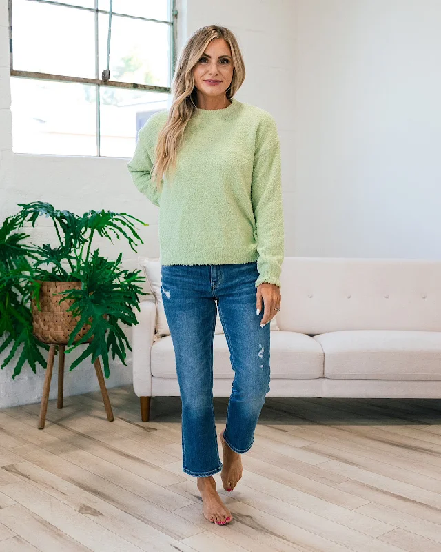 Alayna Cozy Sweater - Lime FINAL SALE