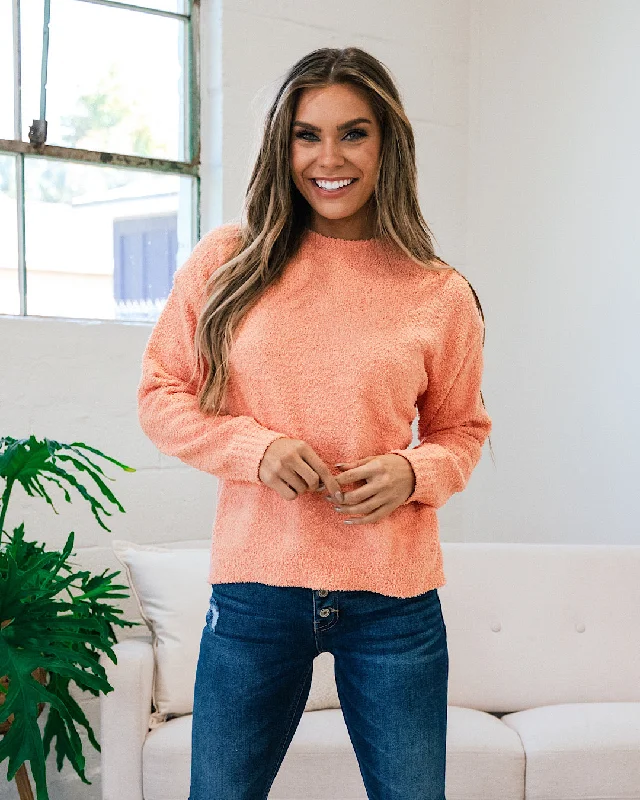 Alayna Cozy Sweater - Melon FINAL SALE