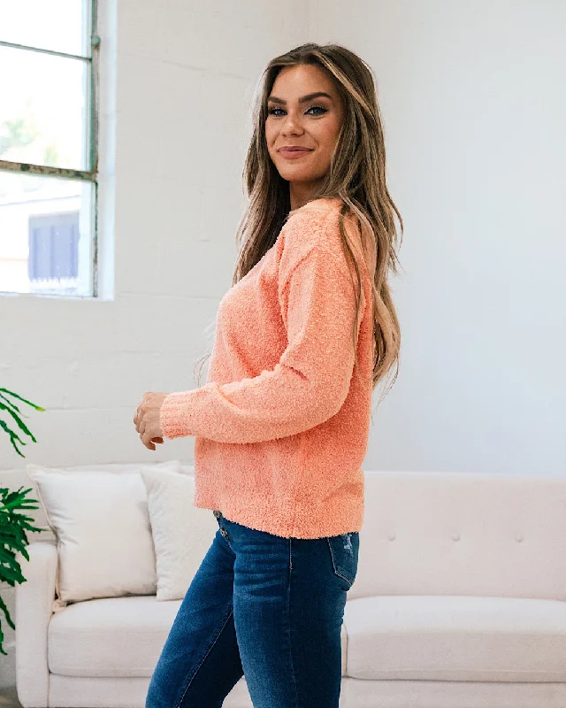 Alayna Cozy Sweater - Melon FINAL SALE