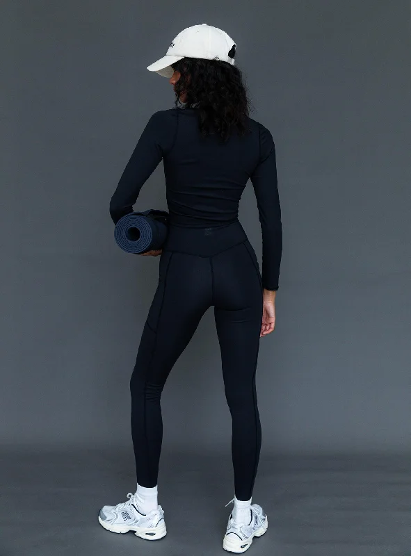 Thriving Activewear Top Black