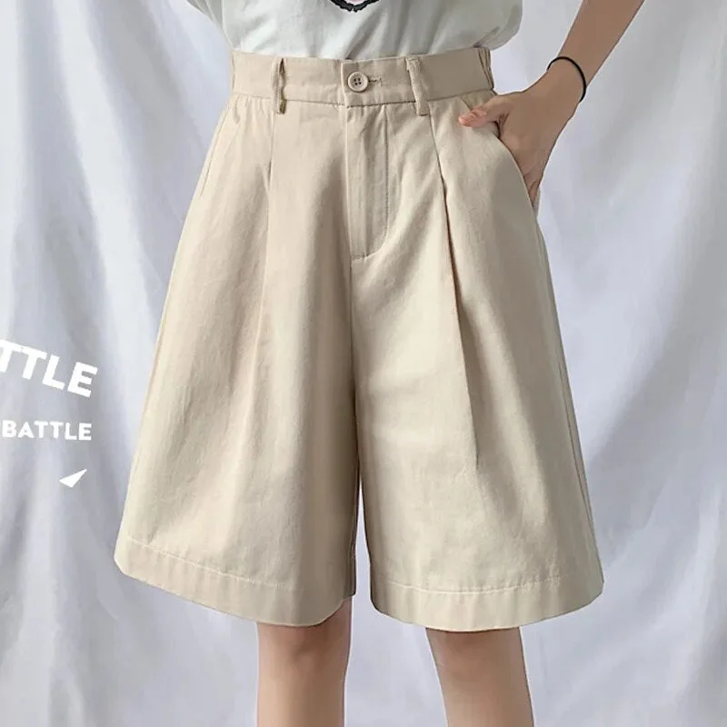 Vintage Oversize High Waist Shorts