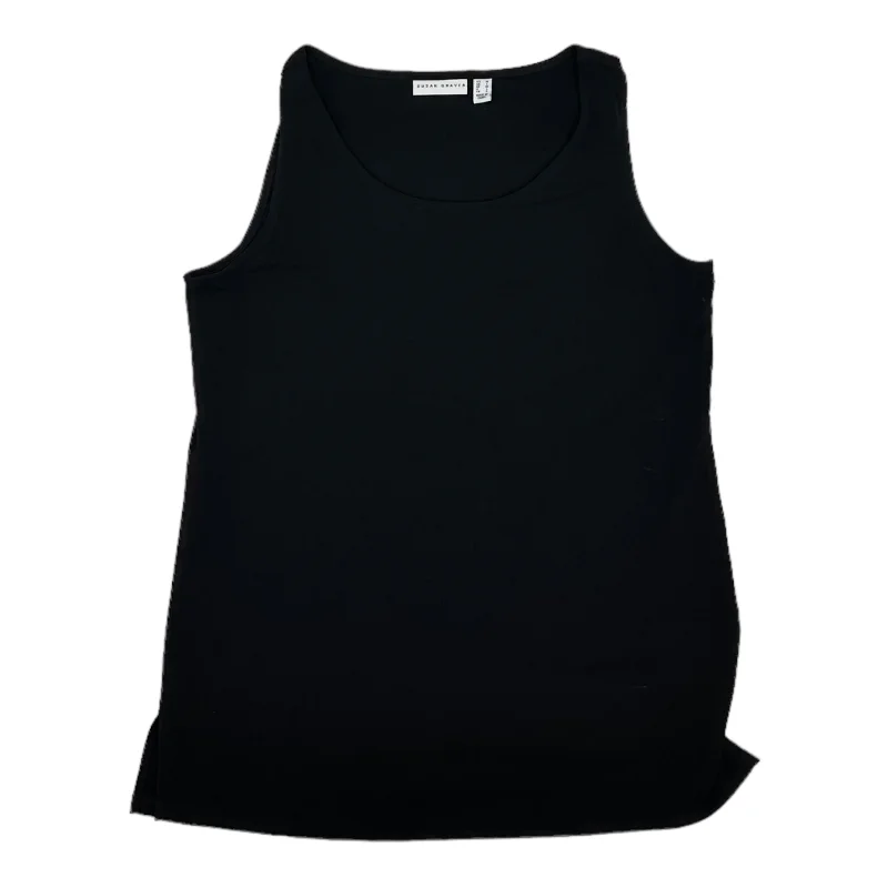 BLACK TOP SLEEVELESS BASIC by SUSAN GRAVER Size:M