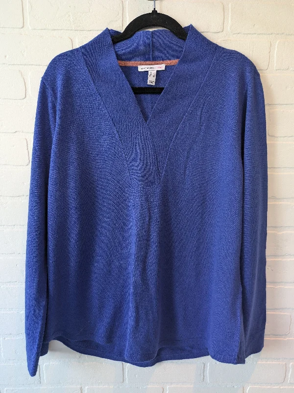 Blue Sweater Isaac Mizrahi Live Qvc, Size L