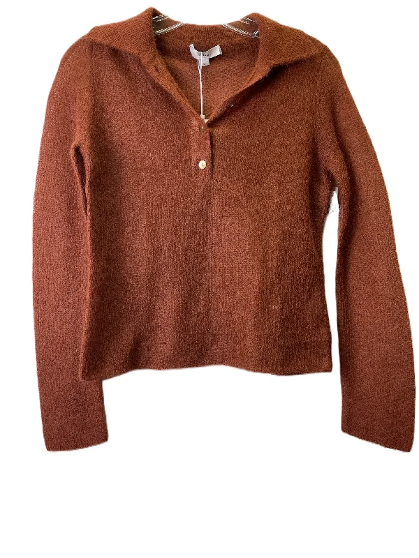 Brown Sweater By Vince, Size: Petite   S