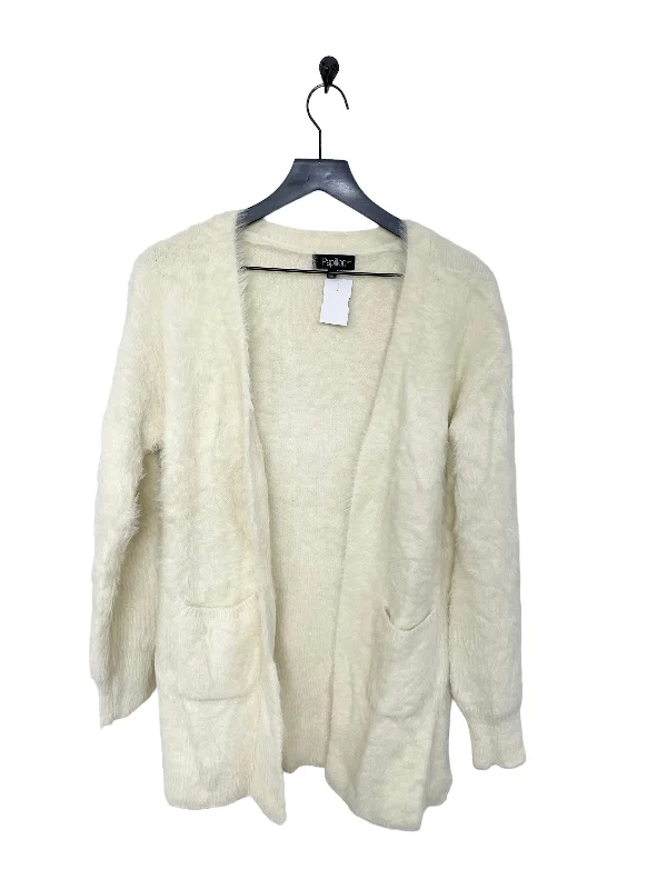 Cream Sweater Cardigan Papillion, Size M