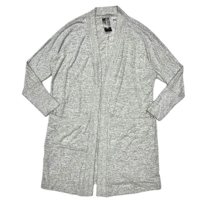 Grey Sweater Cardigan By Inc, Size: L