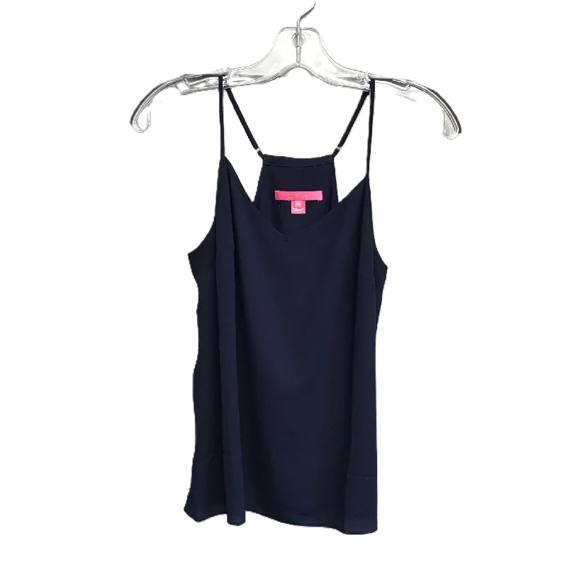 Navy Top Sleeveless By Lilly Pulitzer, Size: Xs