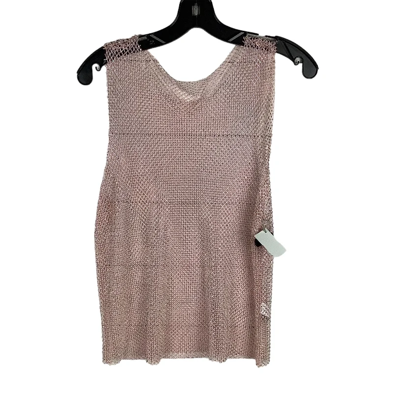 Pink Top Sleeveless Haute Monde, Size M