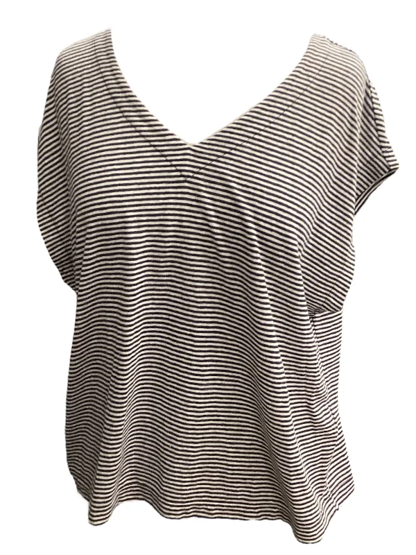 Striped Pattern Top Sleeveless Madewell, Size M