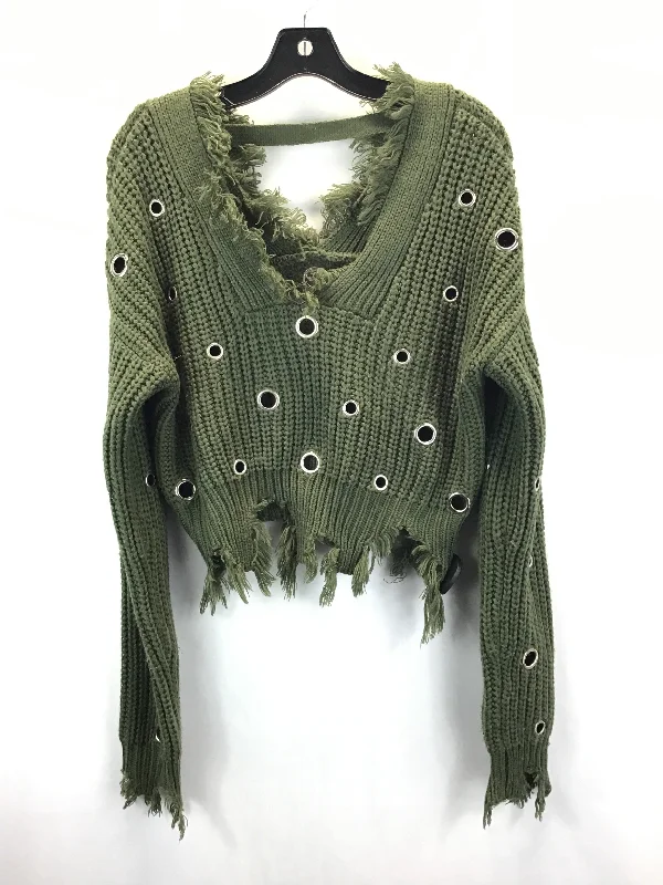 Sweater By Clothes Mentor In Green, Size: S