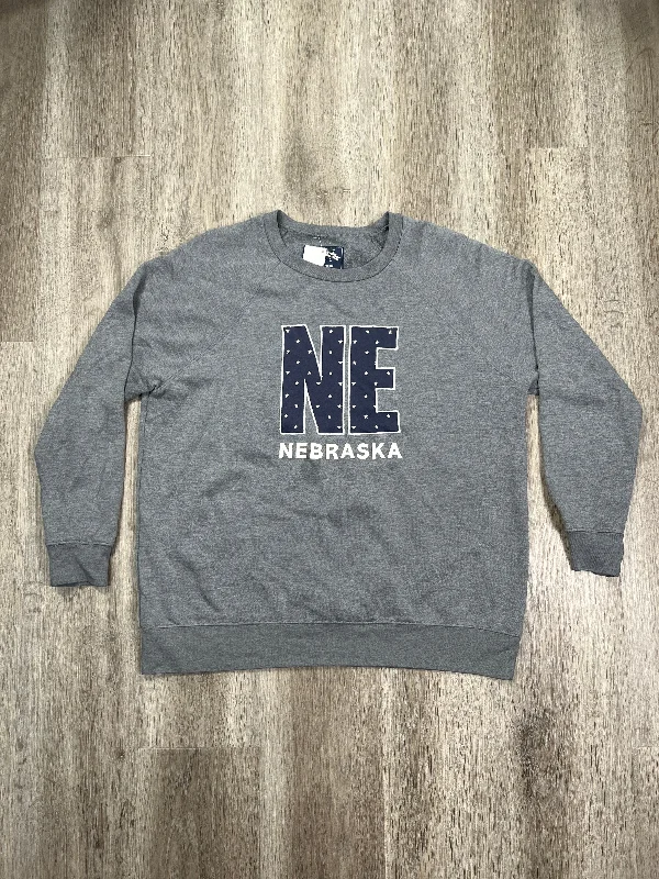 Sweatshirt Crewneck By STATE OF MINE, In Grey, Size: Xl