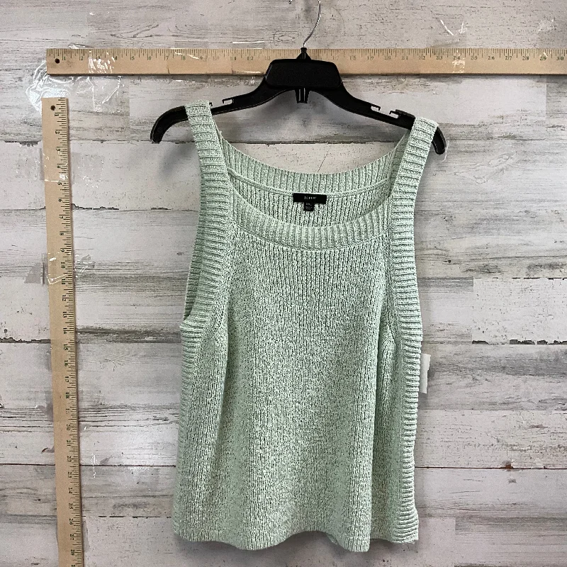 Top Sleeveless By J. Crew In Green, Size: Xxl