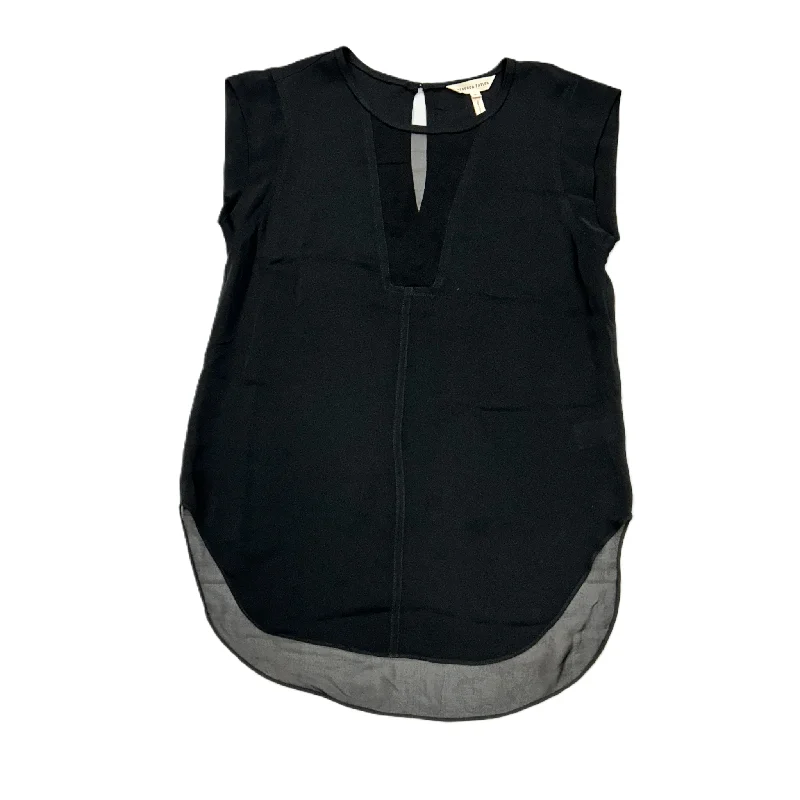 Top Sleeveless By Rebecca Taylor In Black, Size: S