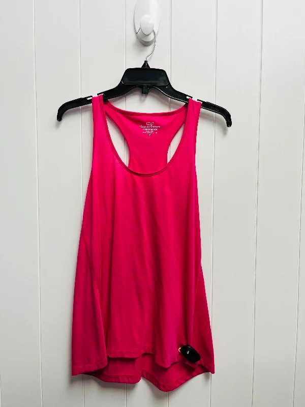 Top Sleeveless By Vineyard Vines In Pink, Size: M