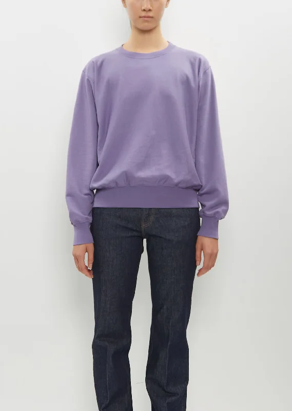 Elastic High Gauge Sweat Pullover